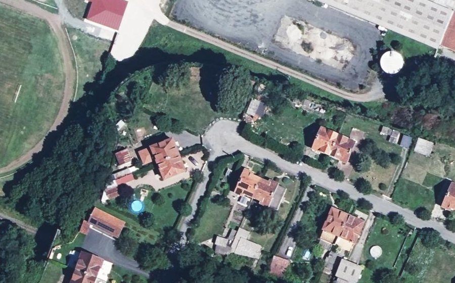 Vue aérienne du Mini-giratoire n°894102736
