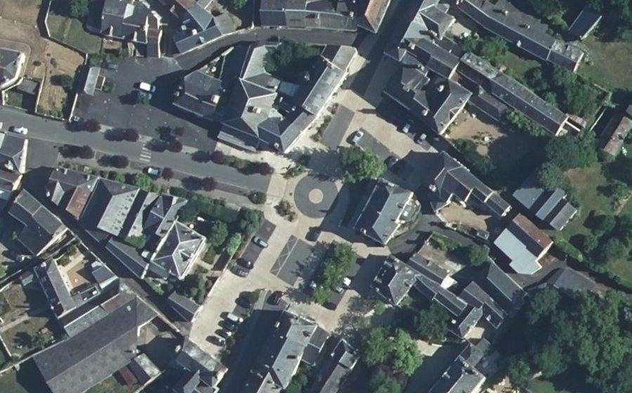 Vue aérienne du Mini-giratoire n°894850148