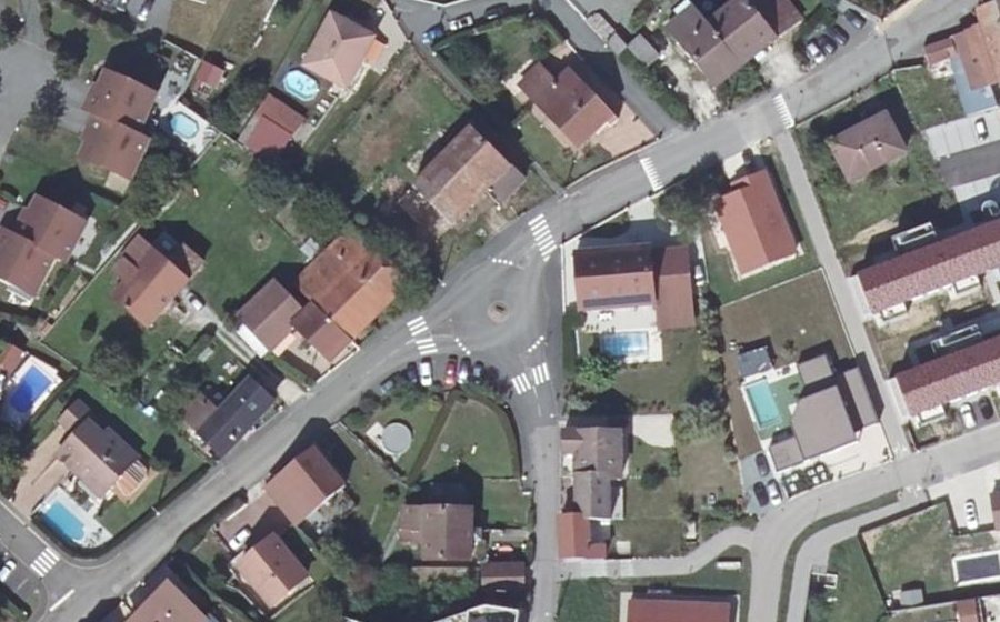 Vue aérienne du Mini-giratoire n°896346991