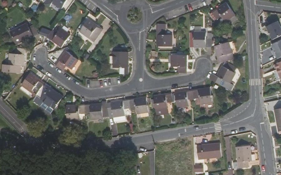 Vue aérienne du Mini-giratoire n°897060930