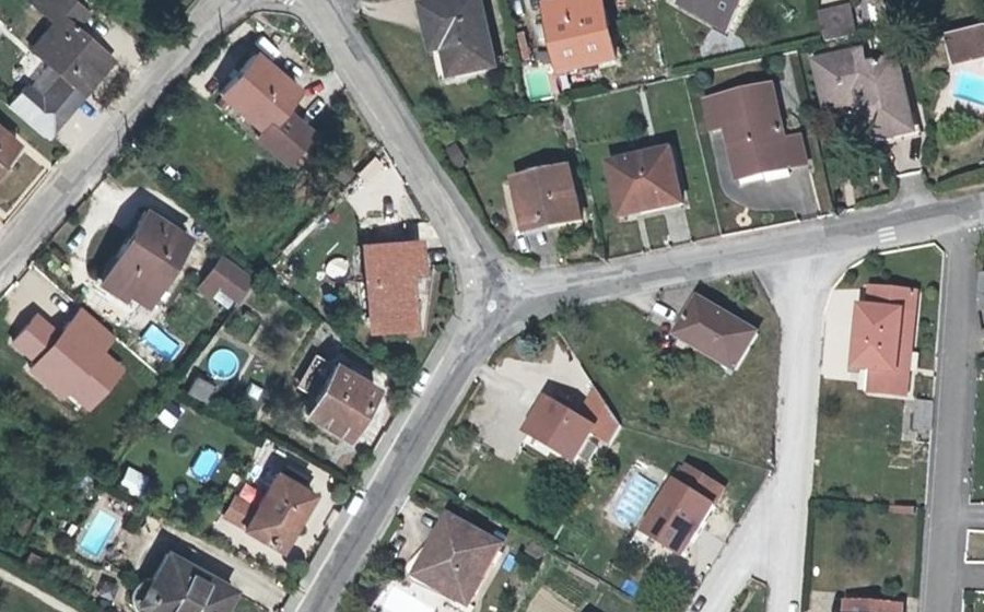 Vue aérienne du Mini-giratoire n°899014999