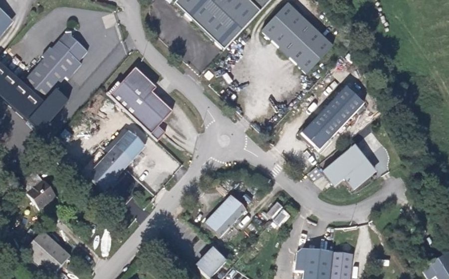 Vue aérienne du Mini-giratoire n°899142462