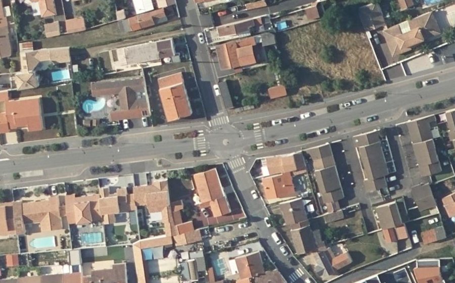 Vue aérienne du Mini-giratoire n°899218784