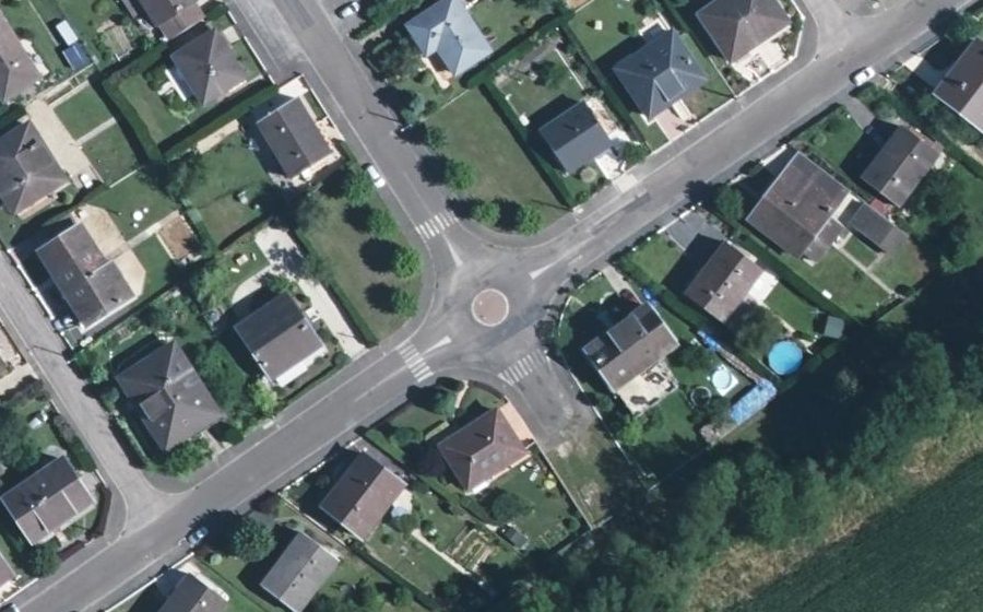 Vue aérienne du Mini-giratoire n°900713777