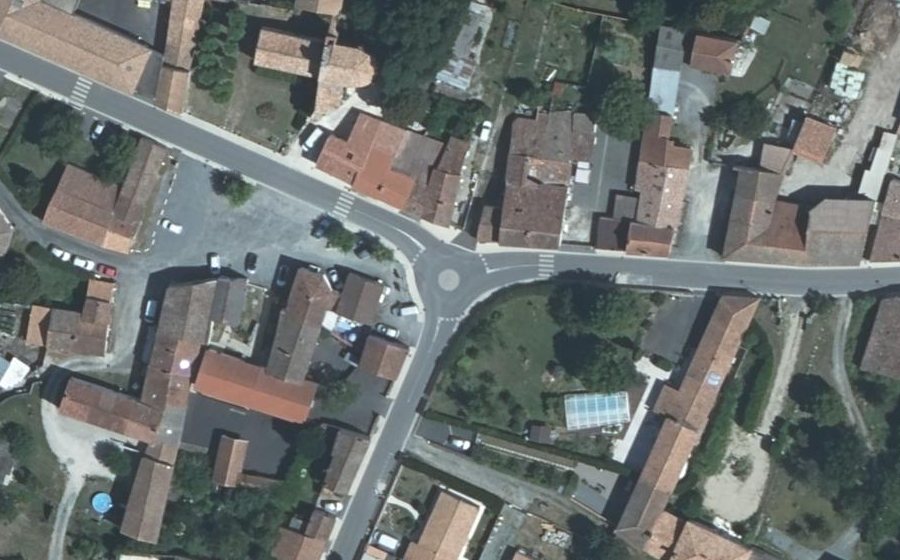 Vue aérienne du Mini-giratoire n°903405810