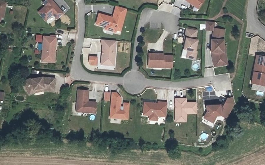 Vue aérienne du Mini-giratoire n°907187235