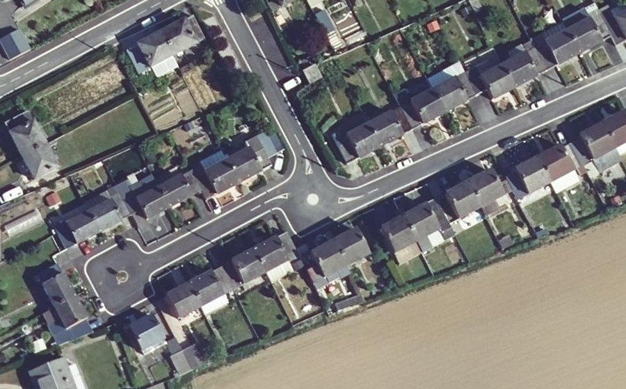 Vue aérienne du Mini-giratoire n°908444366