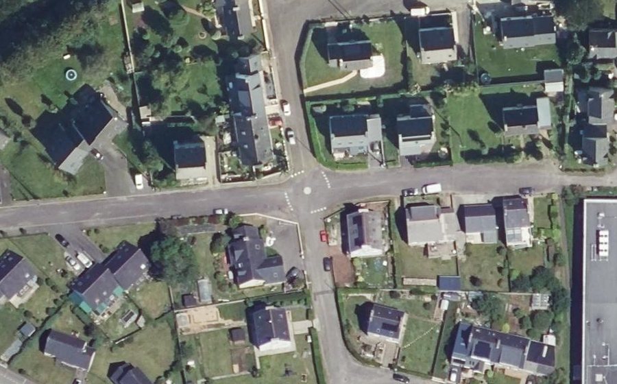 Vue aérienne du Mini-giratoire n°909438441