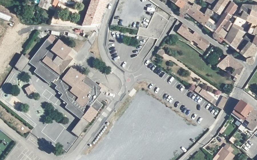 Vue aérienne du Mini-giratoire n°911178165