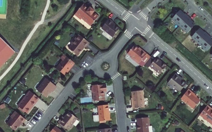 Vue aérienne du Mini-giratoire n°911936486