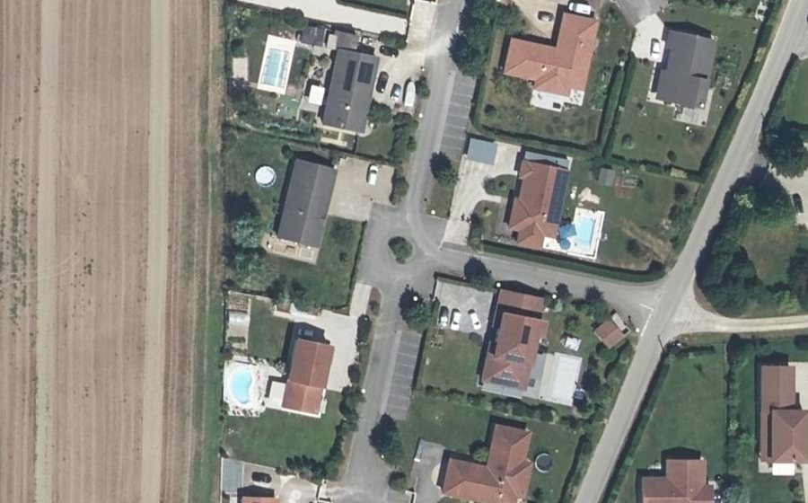 Vue aérienne du Mini-giratoire n°912350676