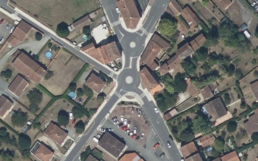 Vue aérienne du Mini-giratoire n°913524471