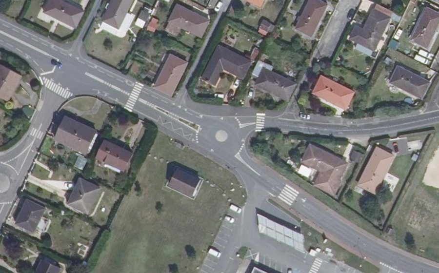 Vue aérienne du Mini-giratoire n°914706901