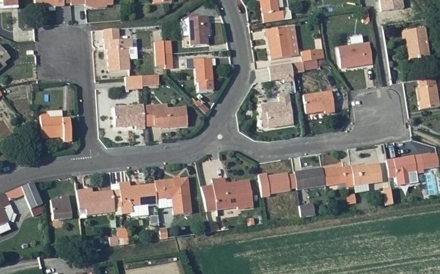 Vue aérienne du Mini-giratoire n°914839763