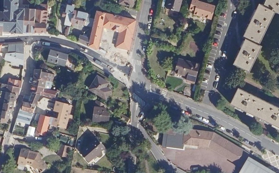 Vue aérienne du Mini-giratoire n°916472281