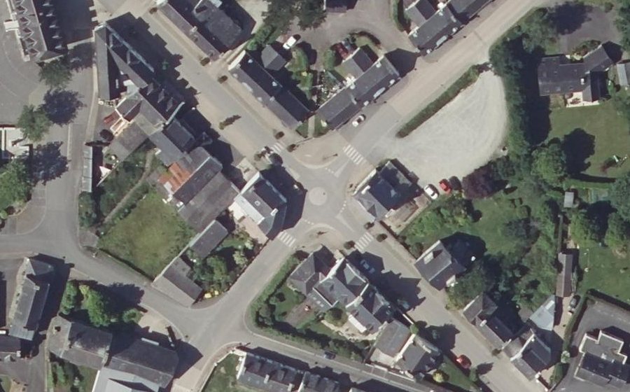 Vue aérienne du Mini-giratoire n°917282938