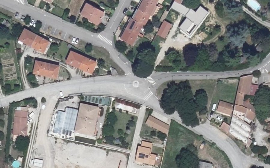 Vue aérienne du Mini-giratoire n°919085630