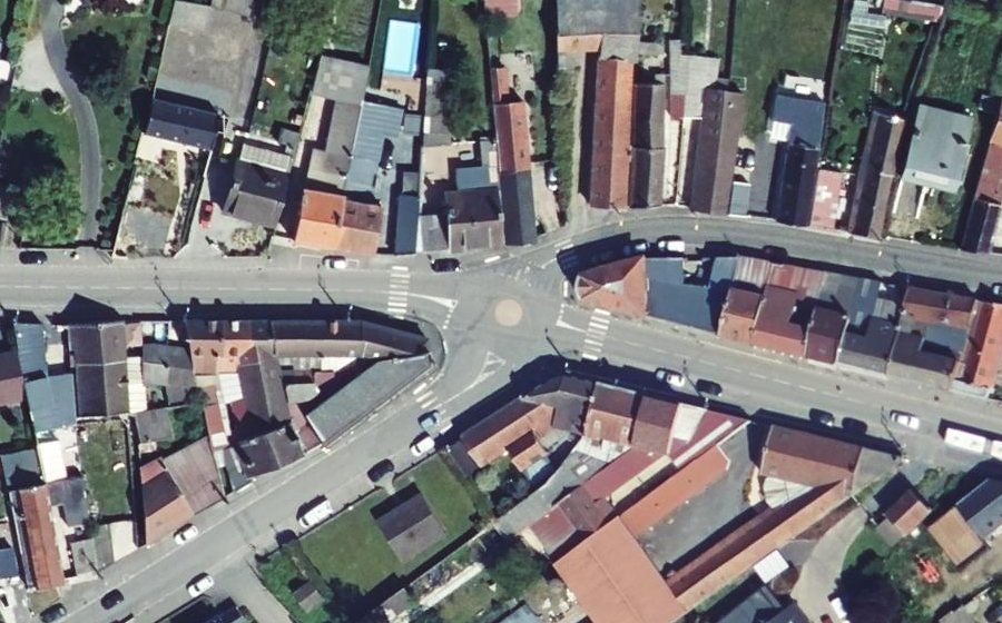 Vue aérienne du Mini-giratoire n°919173623