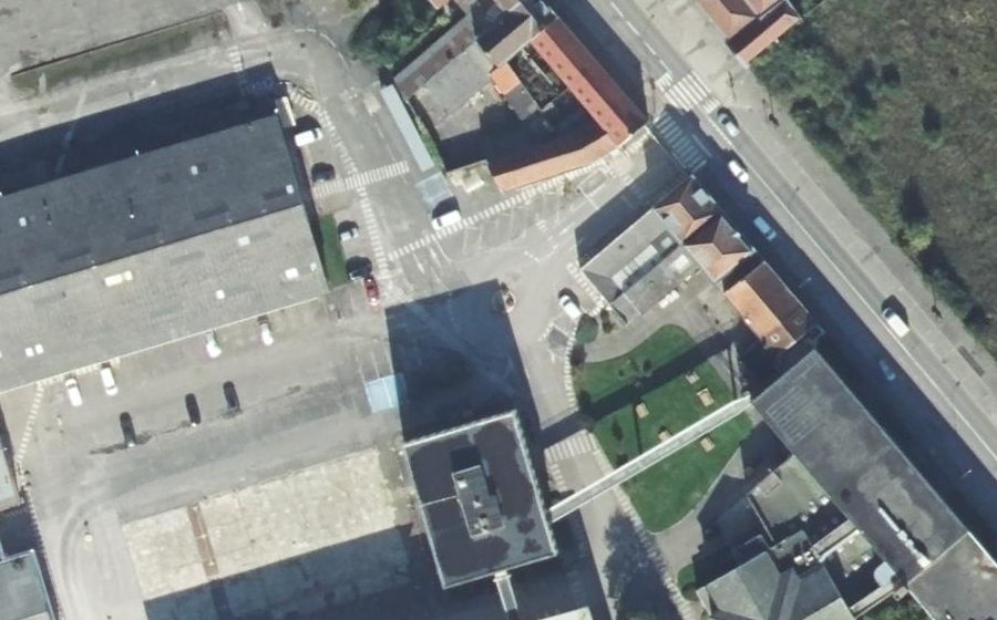 Vue aérienne du Mini-giratoire n°920111994