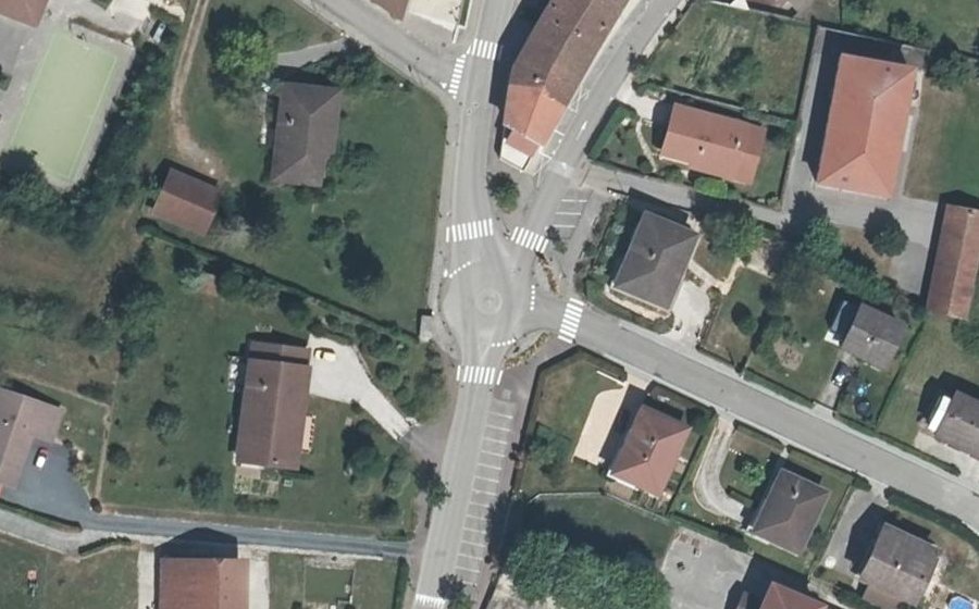 Vue aérienne du Mini-giratoire n°920177483