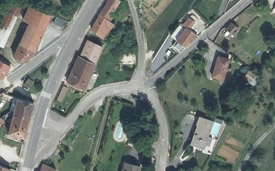 Vue aérienne du Mini-giratoire n°923908317