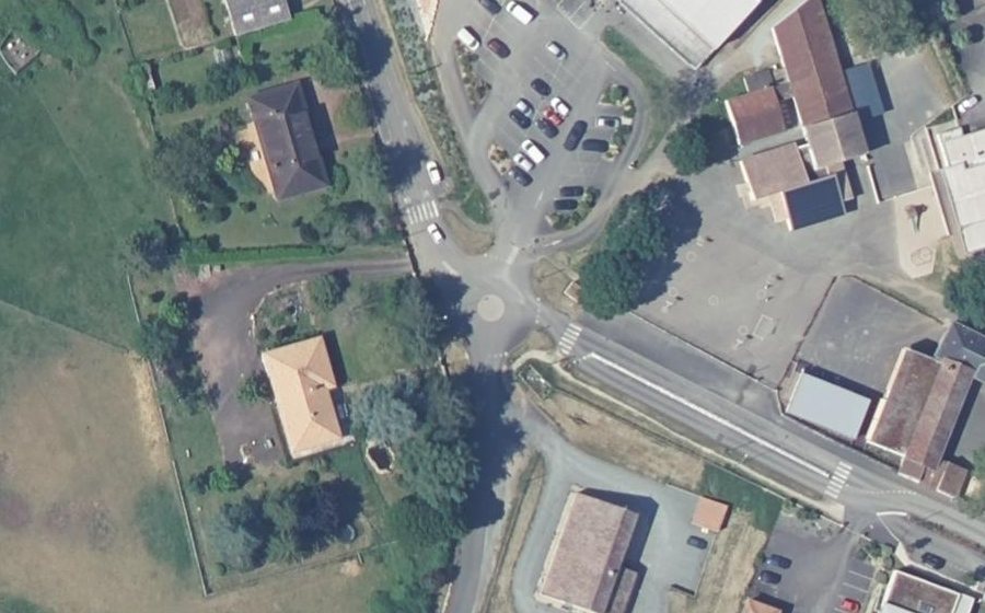 Vue aérienne du Mini-giratoire n°925337868
