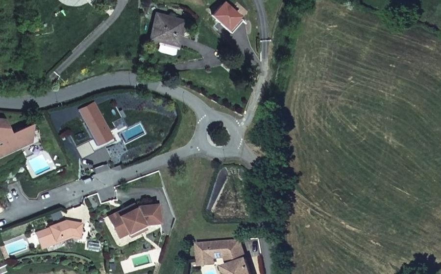 Vue aérienne du Mini-giratoire n°925437250