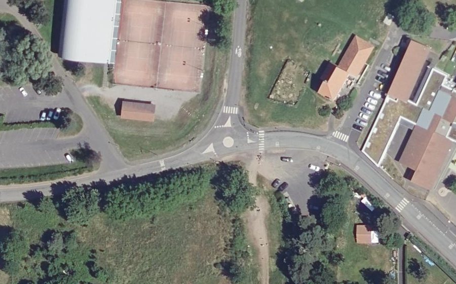 Vue aérienne du Mini-giratoire n°926624789