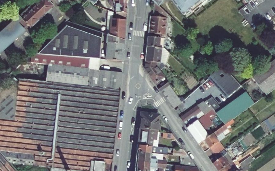Vue aérienne du Mini-giratoire n°927243415
