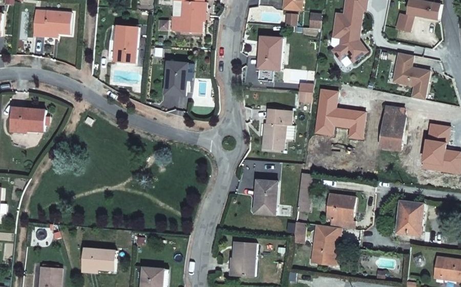 Vue aérienne du Mini-giratoire n°928648530