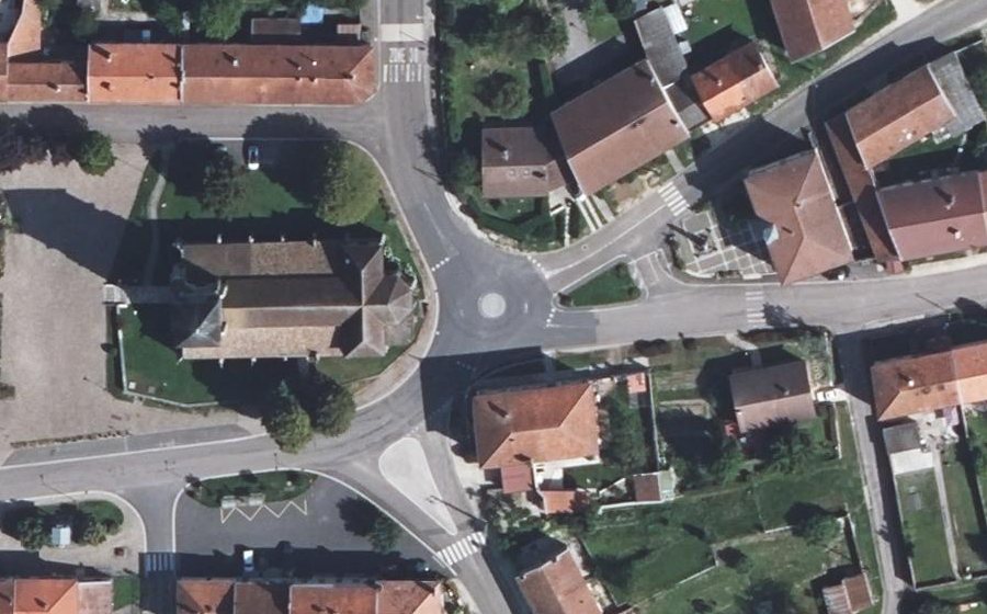 Vue aérienne du Mini-giratoire n°929490163