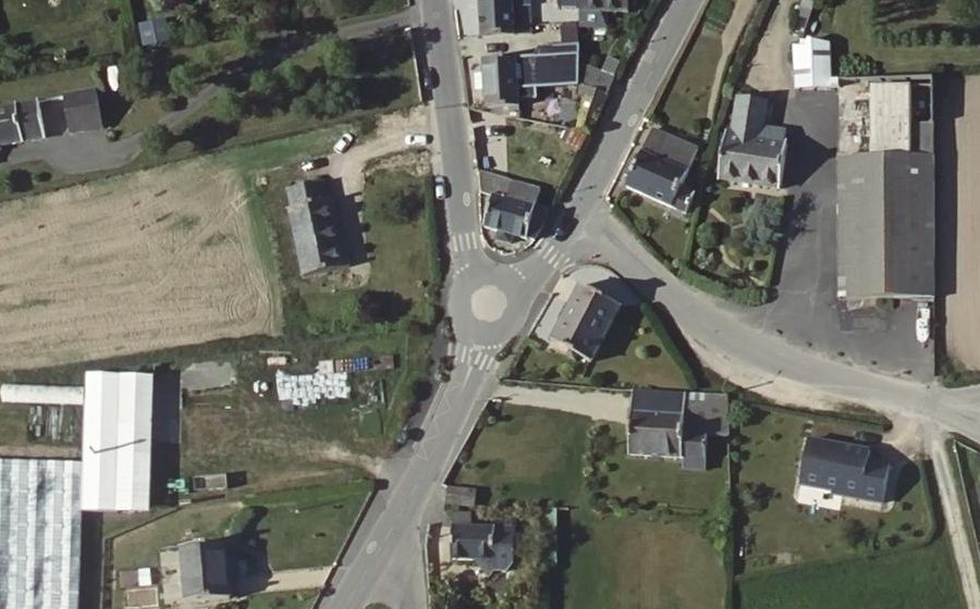 Vue aérienne du Mini-giratoire n°931614570