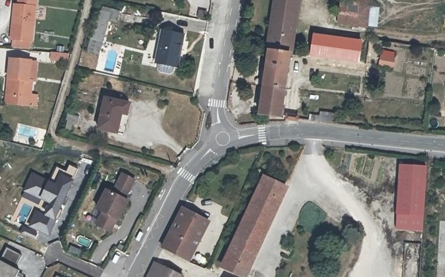 Vue aérienne du Mini-giratoire n°931716670