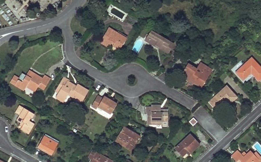 Vue aérienne du Mini-giratoire n°933690830