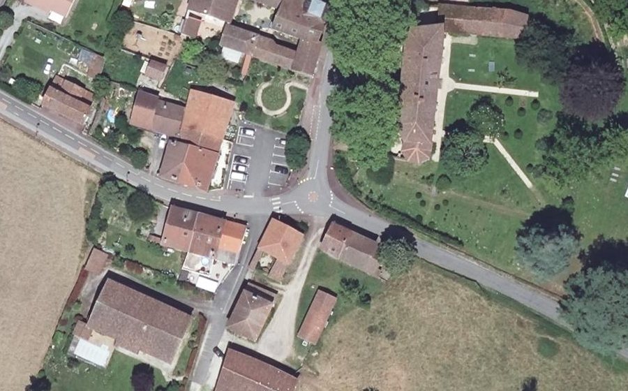Vue aérienne du Mini-giratoire n°936538330