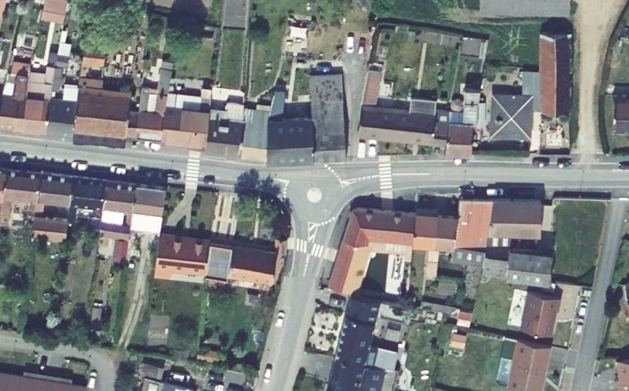 Vue aérienne du Mini-giratoire n°937172180