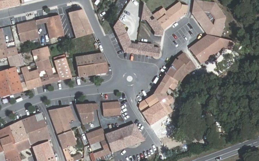 Vue aérienne du Mini-giratoire n°937502413