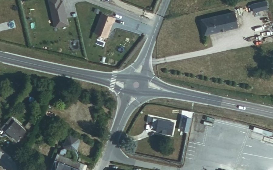 Vue aérienne du Mini-giratoire n°938406609