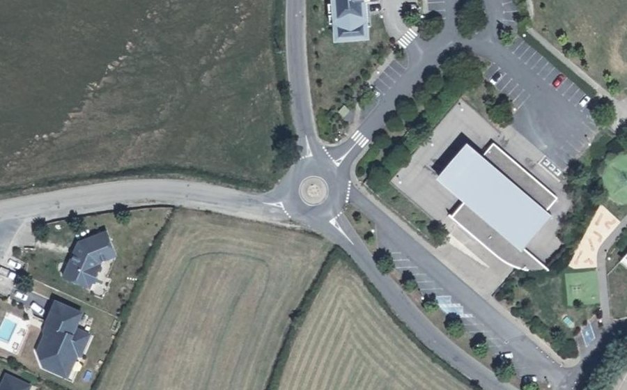Vue aérienne du Mini-giratoire n°938794287