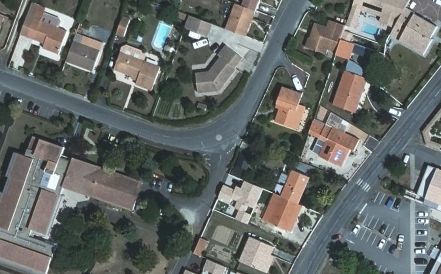 Vue aérienne du Mini-giratoire n°939130136
