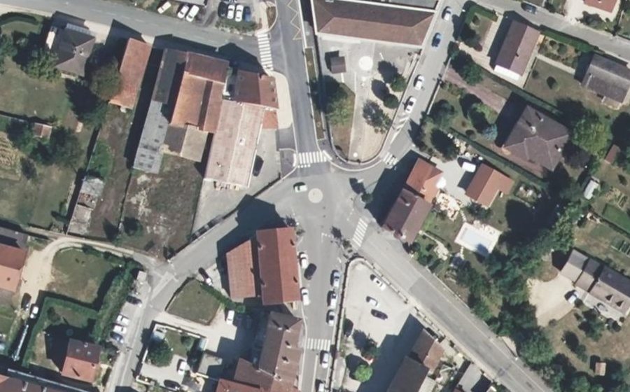 Vue aérienne du Mini-giratoire n°941557317
