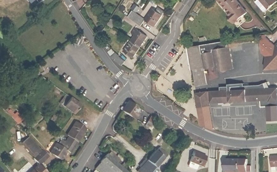 Vue aérienne du Mini-giratoire n°941643947