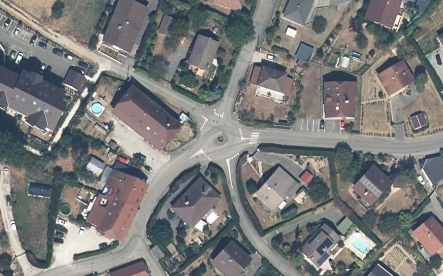 Vue aérienne du Mini-giratoire n°942465913
