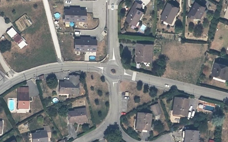 Vue aérienne du Mini-giratoire n°942466527