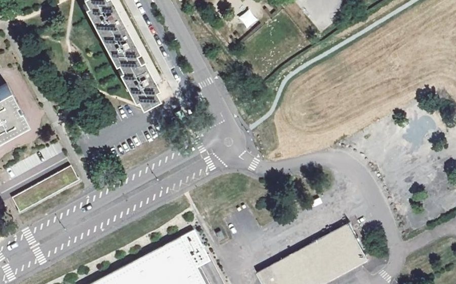 Vue aérienne du Mini-giratoire n°942538770