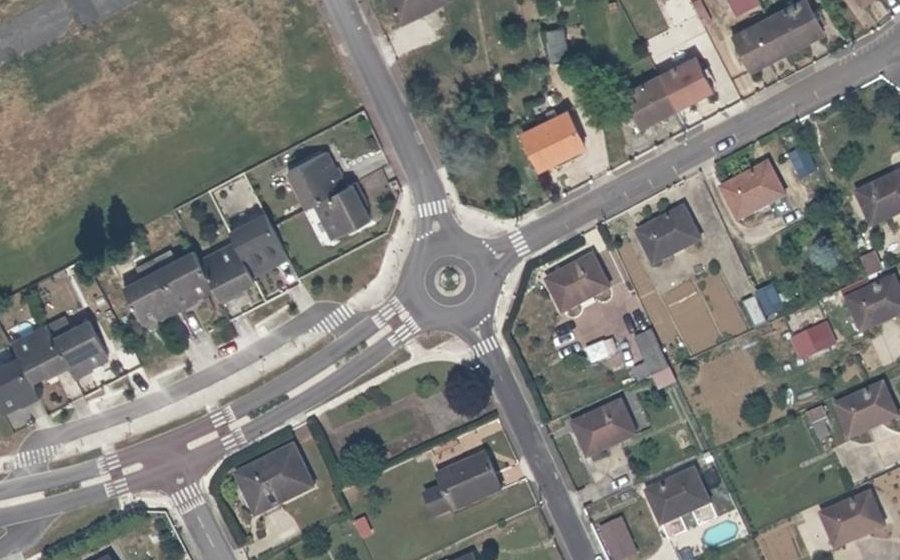 Vue aérienne du Mini-giratoire n°942805055