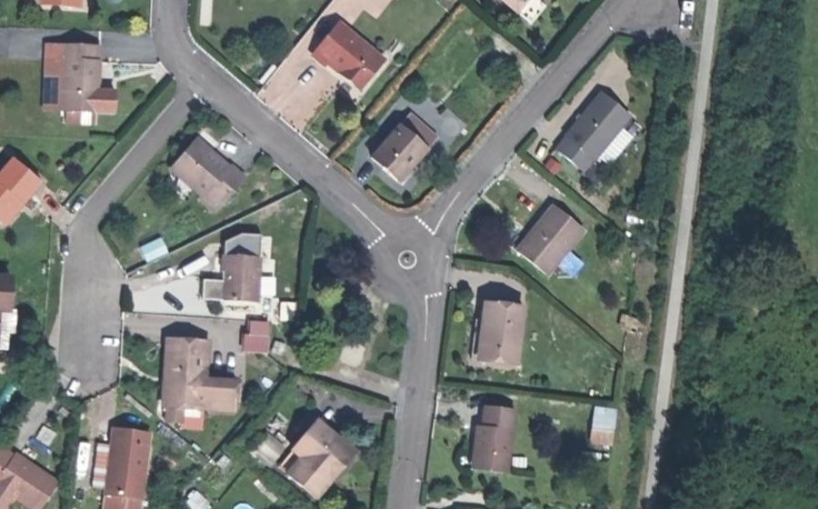 Vue aérienne du Mini-giratoire n°943277927