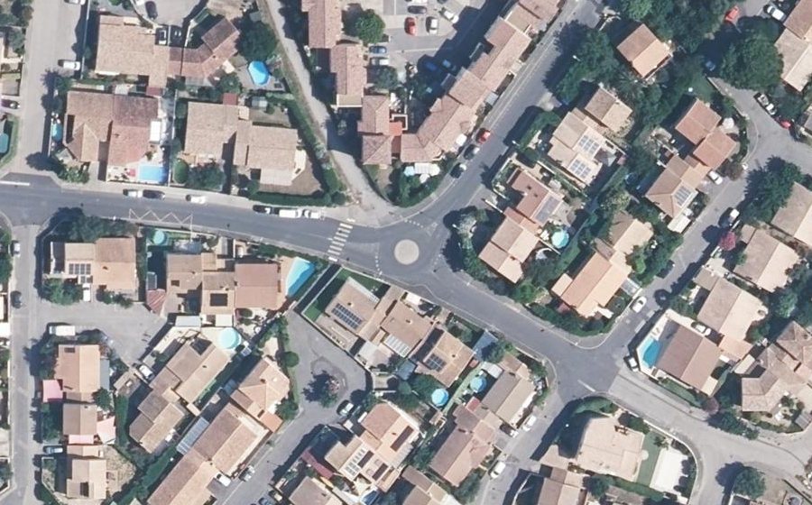 Vue aérienne du Mini-giratoire n°944881129