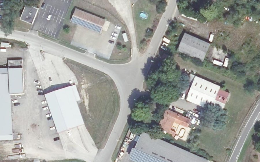 Vue aérienne du Mini-giratoire n°945873471