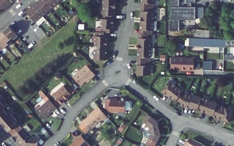 Vue aérienne du Mini-giratoire n°951350569